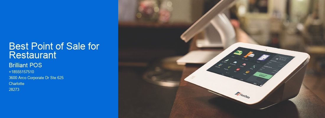 Best Point of Sale for Restaurant