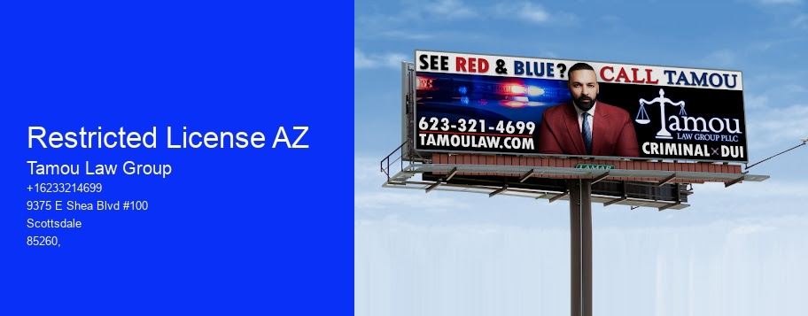 Restricted License AZ