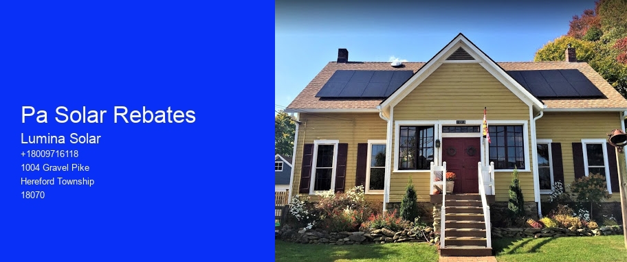 Pa Solar Rebates