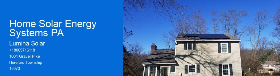 Home Solar Energy Systems PA