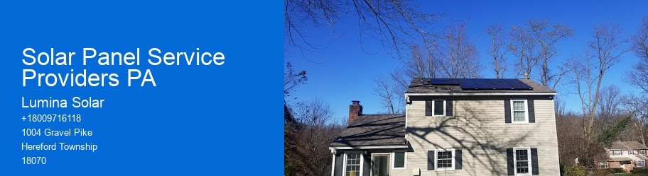 Solar Panel Service Providers PA