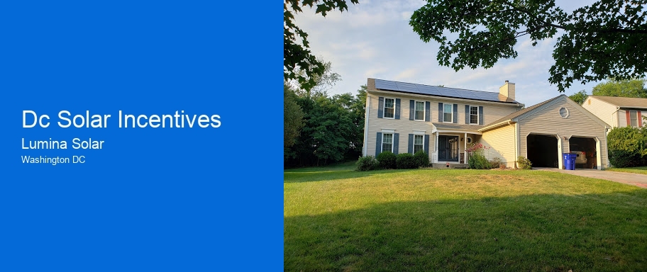 Dc Solar Incentives