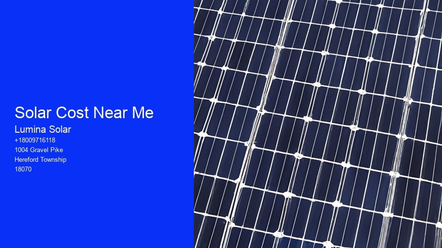 Solar Cost Near Me