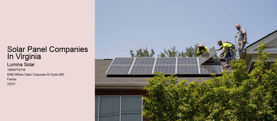 Solar Panel Companies In Virginia