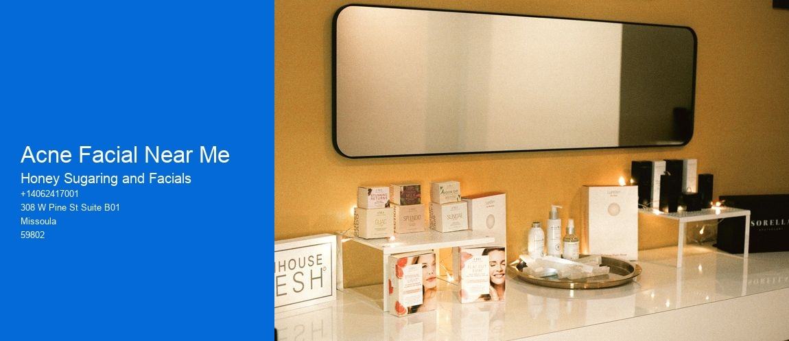 Acne Facial Near Me